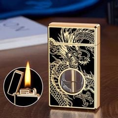 Bật lửa xăng cảm ứng điện từ bình trong suốt 8823