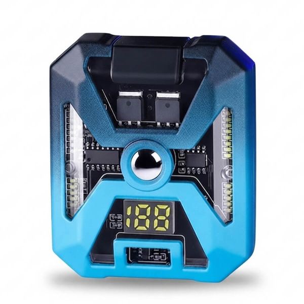 Bật lửa sạc điện 2 tia lửa chéo kèm đèn LED đa năng BLD02