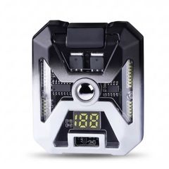Bật lửa sạc điện 2 tia lửa chéo kèm đèn LED đa năng BLD02