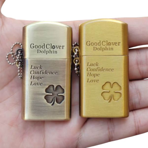 Bật lửa xăng đá Dolphin 2 bánh xe B2