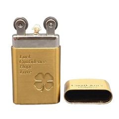 Bật lửa xăng đá Dolphin 2 bánh xe B2