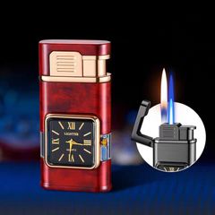 Bật lửa kèm đồng hồ 2 chế độ lửa thời trang HF631