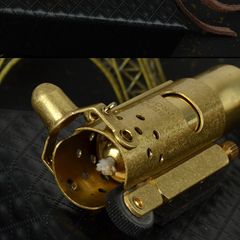 Bật lửa xăng đá Zorro sold brass móc khóa A001
