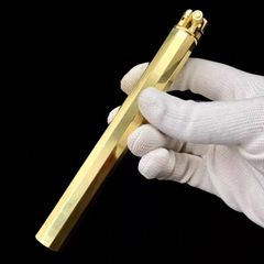 Bật lửa thủ công Đồng nguyên khối độc lạ cán dài TC31