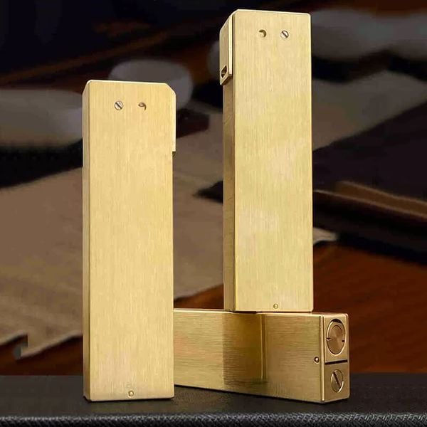 Bật lửa xăng đá đồng thủ công TC34