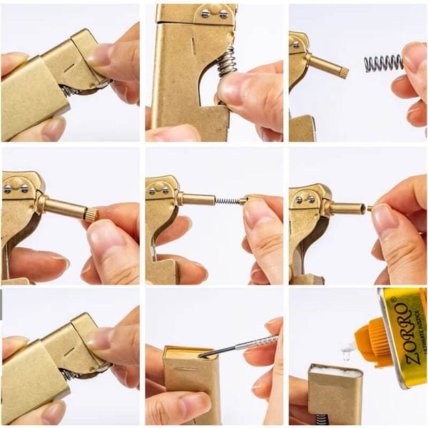 Bật lửa xăng đá Promise BNC009