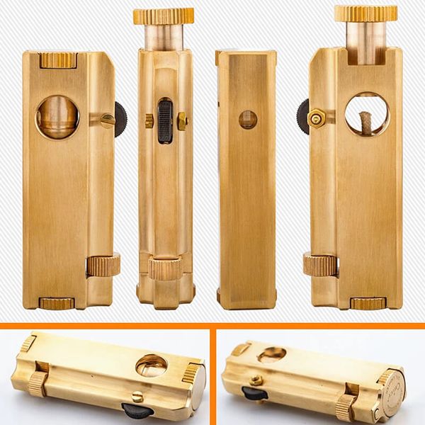 Bật lửa thủ công Đồng nguyên khối độc lạ TC27