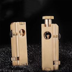 Bật lửa thủ công Đồng nguyên khối độc lạ TC27