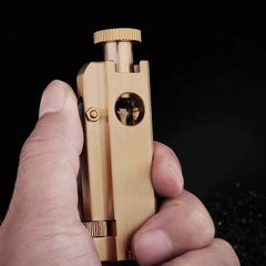 Bật lửa thủ công Đồng nguyên khối độc lạ TC27