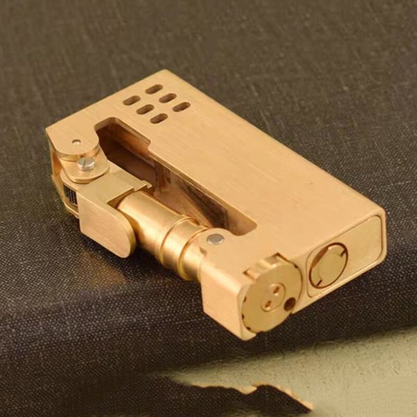 Bật lửa thủ công Đồng nguyên khối độc lạ TC21