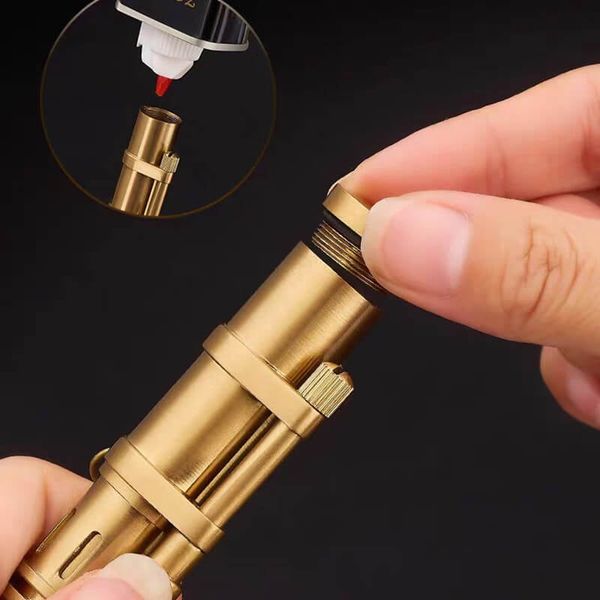 Bật lửa xăng đá thủ công TC16