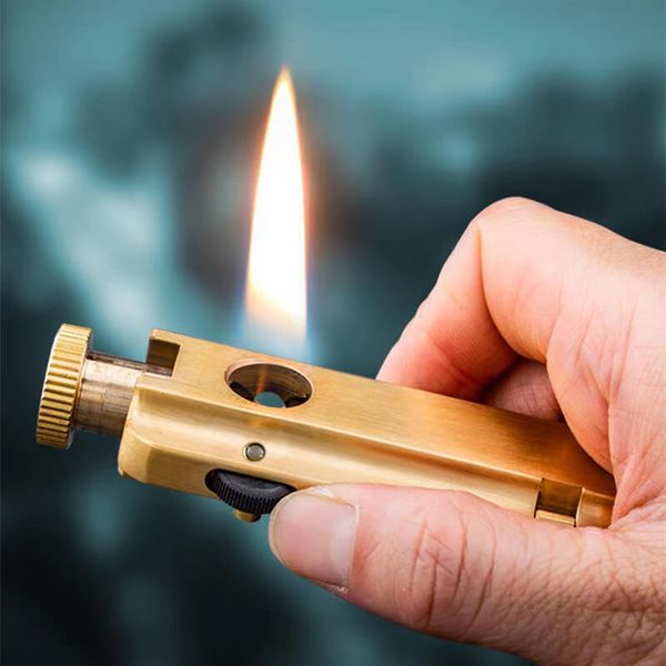 Bật lửa thủ công Đồng nguyên khối độc lạ TC27