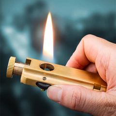 Bật lửa thủ công Đồng nguyên khối độc lạ TC27