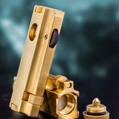 Bật lửa thủ công Đồng nguyên khối độc lạ TC27