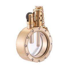 Bật lửa thủ công Đồng nguyên khối bình xăng trong suốt TC09