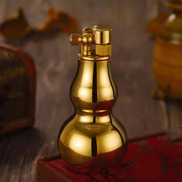 Bật lửa thủ công đồng nguyên khối hình quả hồ lô độc đáo TC41