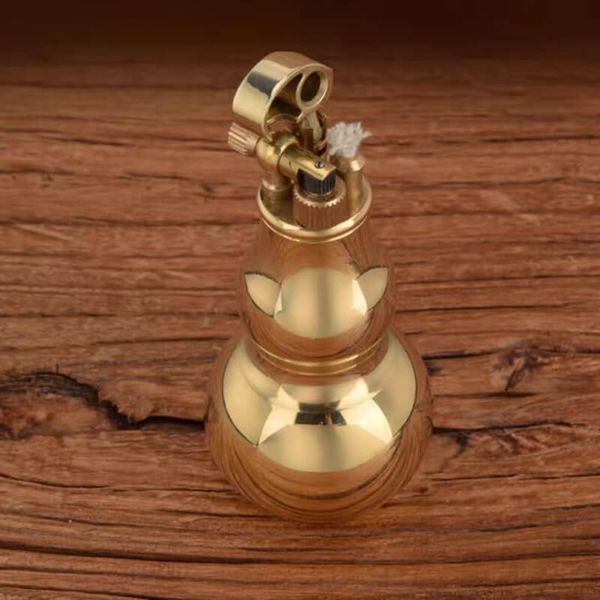 Bật lửa thủ công đồng nguyên khối hình quả hồ lô độc đáo TC41