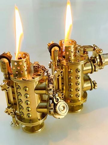 Bật lửa thủ công Đồng nguyên khối độc lạ TC30