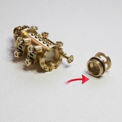 Bật lửa thủ công Đồng nguyên khối độc lạ TC30