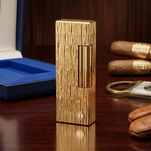 Dunhill mạ vàng vân xước DHI23