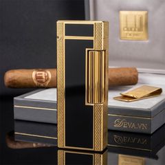 Dunhill Sơn Mài Vân Kim Cương Mạ Vàng Cạnh DHI03
