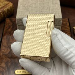 S.T. Dupont Ligne 1 (1 Lỗ Cao) – Họa Tiết Vân Kim Cương Nổi Diamond Head DPH72