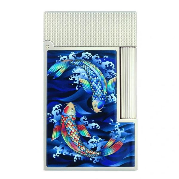 Dupont Hồng Kông Sơn Mài Chủ Đề Cá Koi D134