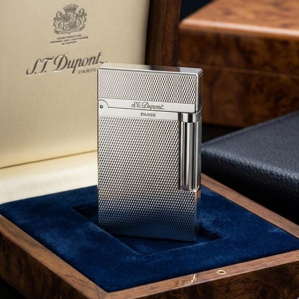 S.T. Dupont Ligne 2 (2 Lỗ Cao) - Họa Tiết Vân Kim Cương Nhỏ Micro Diamond Head - Tiếng Chuông Vang DPH39