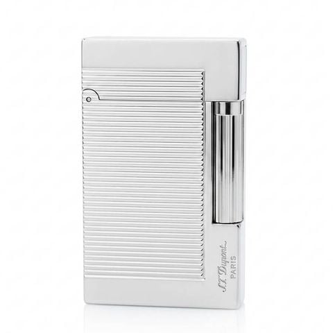 Bật lửa ST Dupont viền vàng vân kẻ ngang D219