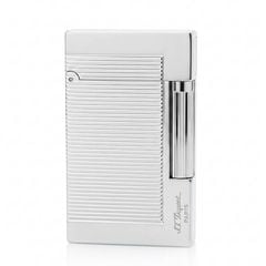 Bật lửa ST Dupont viền vàng vân kẻ ngang D219