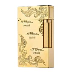 Bật lửa Dupont Paris hoa văn vàng D22V