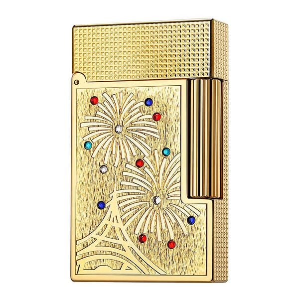 Dupont Hồng Kông Đính Đá Quý Chủ Đề Pháo Hoa Tại Tháp Eiffel Và Khải Hoàn Môn Paris D207