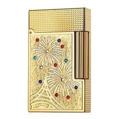 Dupont Hồng Kông Đính Đá Quý Chủ Đề Pháo Hoa Tại Tháp Eiffel Và Khải Hoàn Môn Paris D207