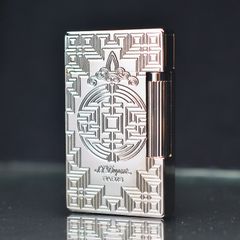 Dupont Hồng Kông Khắc Hoa Văn Chữ Triện Phúc Lộc D23