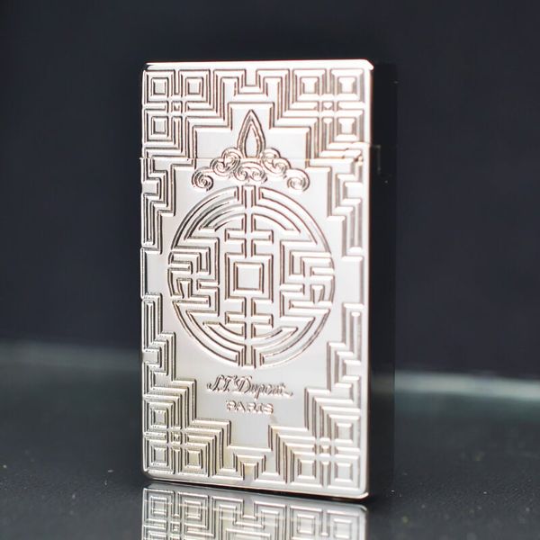 Dupont Hồng Kông Khắc Hoa Văn Chữ Triện Phúc Lộc D23