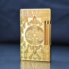 Dupont Hồng Kông Khắc Hoa Văn Chữ Triện Phúc Lộc D23