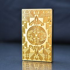 Dupont Hồng Kông Khắc Hoa Văn Chữ Triện Phúc Lộc D23