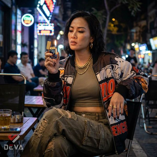 Dupont Hồng Kông Sơn Mài Chủ Đề Cá Koi D134
