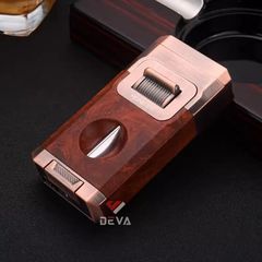 Bật lửa Honest khò 2 tia kèm giá đỡ BCZ 813