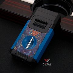 Bật lửa Honest khò 2 tia kèm giá đỡ BCZ 813