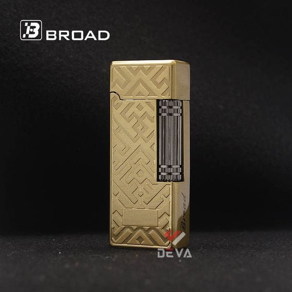 Bật lửa gas đá Broad lửa chéo kiểu nhỏ gọn BD309