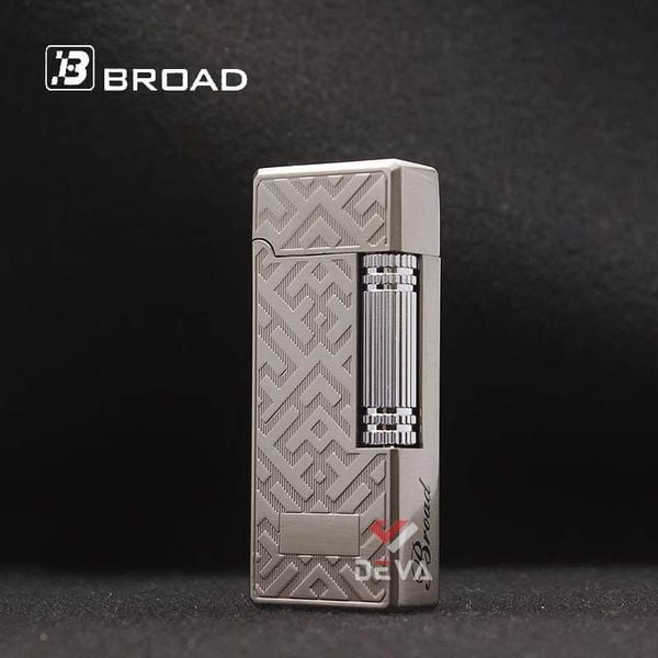 Bật lửa gas đá Broad lửa chéo kiểu nhỏ gọn BD309