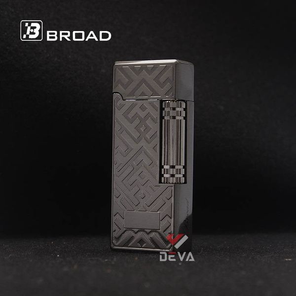 Bật lửa gas đá Broad lửa chéo kiểu nhỏ gọn BD309
