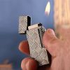 Bật lửa gas đá lửa chéo kiểu nhỏ gọn