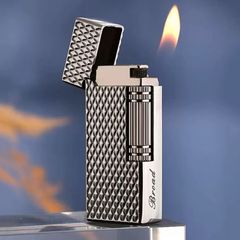 Bật lửa gas đá Broad lửa chéo kiểu nhỏ gọn BD309