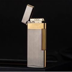 Bật lửa ga đá Zorro siêu mỏng vân xước số giới hạn ZC10