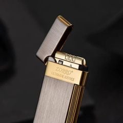 Bật lửa ga đá Zorro siêu mỏng vân xước số giới hạn ZC10