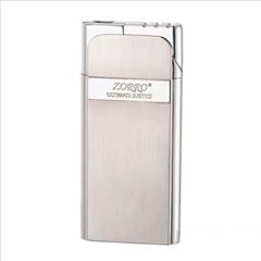 Bật lửa chính hãng Zorro bạc xước viền vàng Z642