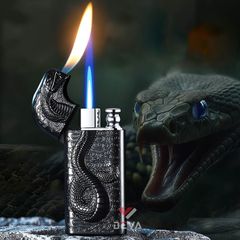 Bật lửa gas Boku 2 chế độ lửa hoa văn hổi hình con vật