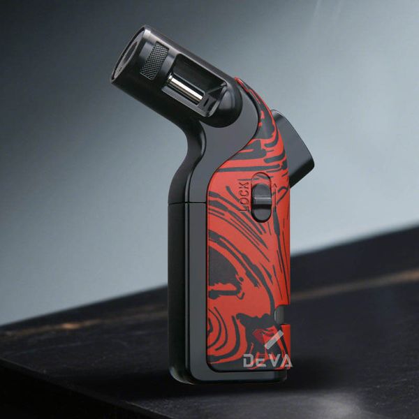 Bật lửa gas chính hãng Honest khò 1 tia có khoá an toàn kèm đục Cigar BCZ857